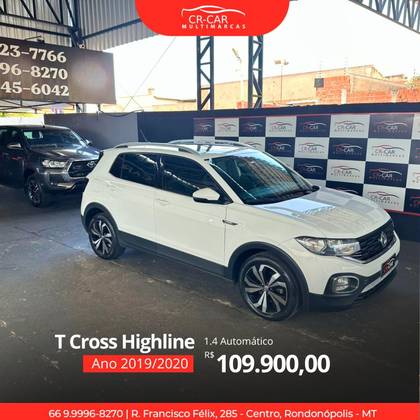 VOLKSWAGEN T-CROSS 1.4 250 TSI TOTAL FLEX HIGHLINE AUTOMÁTICO VOLKSWAGEN T-CROSS 1.4 250 TSI TOTAL FLEX HIGHLINE AUTOMÁTICO